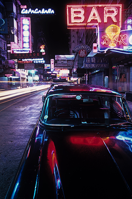 《Neon and Black Jaguar, Hong Kong》, 1975