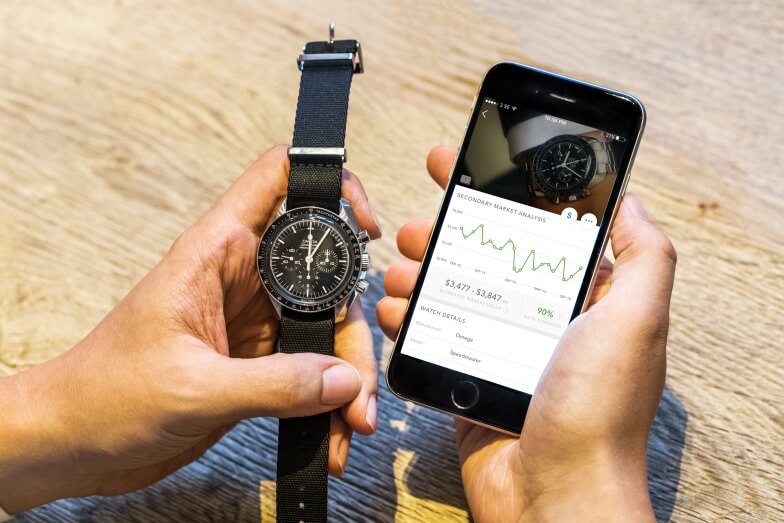 WatchBox透過應用程式分析全球二手腕錶交易數據進行報價