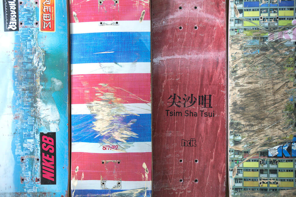 本地設計的滑板甚具香港特色