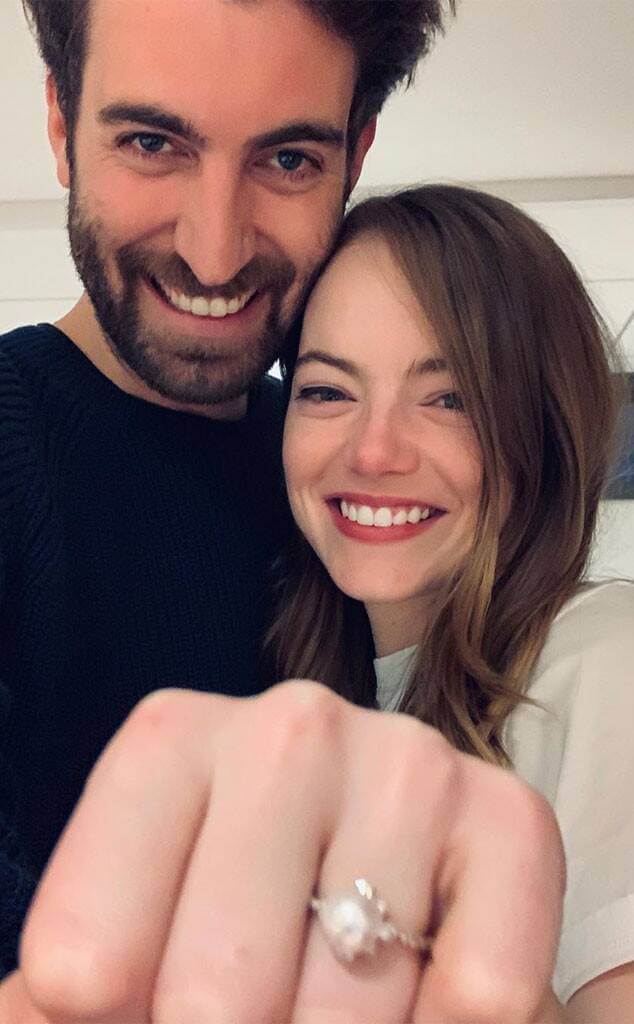 Emma Stone今天宣布與交往兩年的男友Dave McCary訂婚