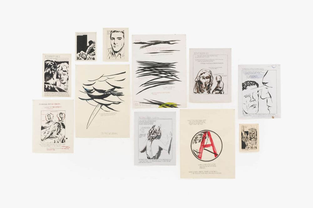 Raymond Pettibon, Untitled (Eleven Works), 1985-1993, Sotheby’s 