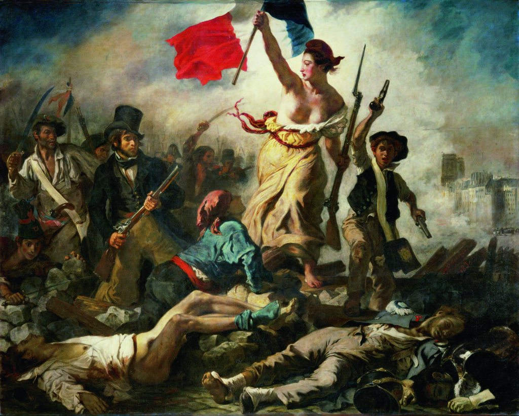 Eugène Delacroix《自由引導人民》（1830）