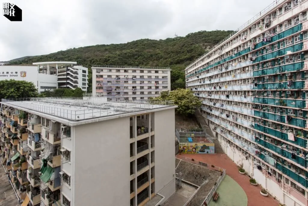 漁光村概貌，大廈有高度差距，避免「屏風效應」。