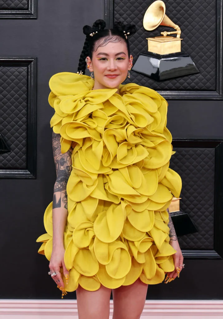 LAS VEGAS, NEVADA - APRIL 03: Japanese Breakfast attends the 64th Annual GRAMMY Awards at MGM Grand Garden Arena on April 03, 2022 in Las Vegas, Nevada. (Photo by Amy Sussman/Getty Images)