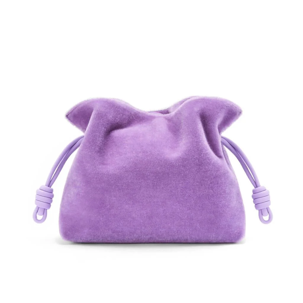 LOEWE FLAMENCO CLUTCH IN MOHAIR AND CALFSKIN HK$ 15,300 