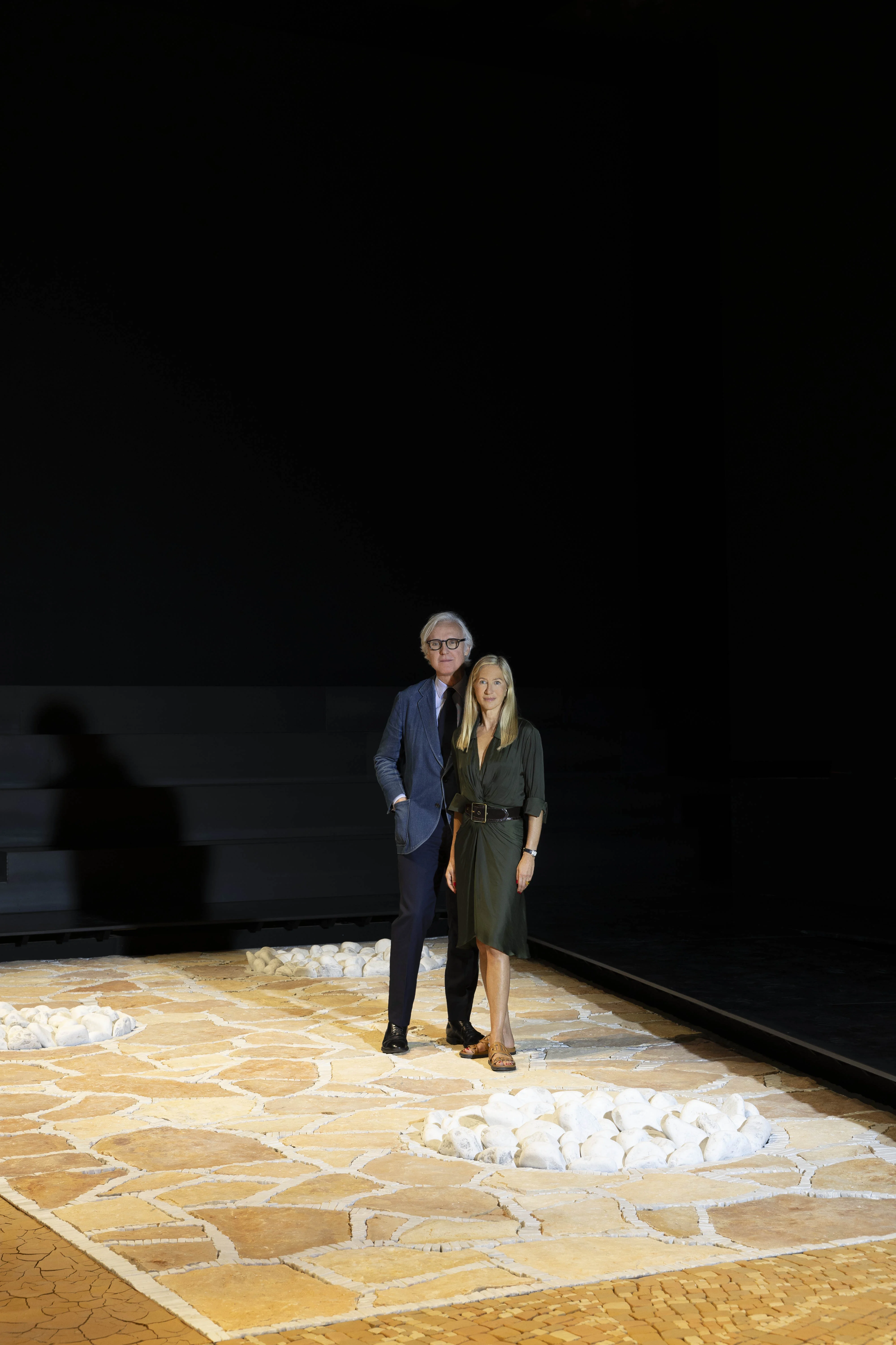 Hermès家居的藝術總監Alexis Fabry（左）及Charlotte Macaux Perelman（右）
