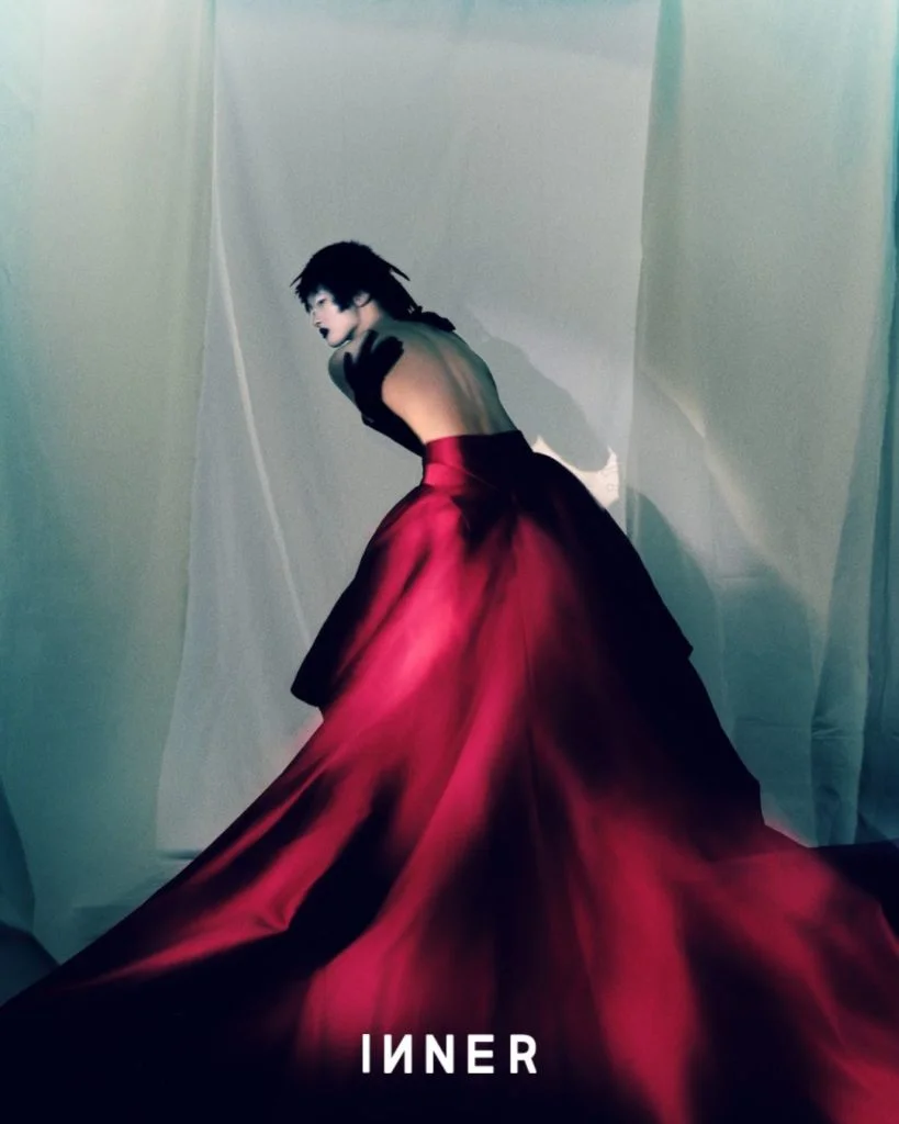 THE WEDDING GOWN Red Top & Red Dress