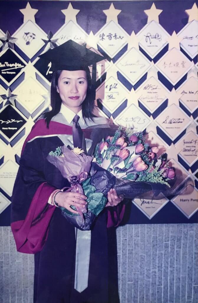 沈可欣在演藝學院畢業。