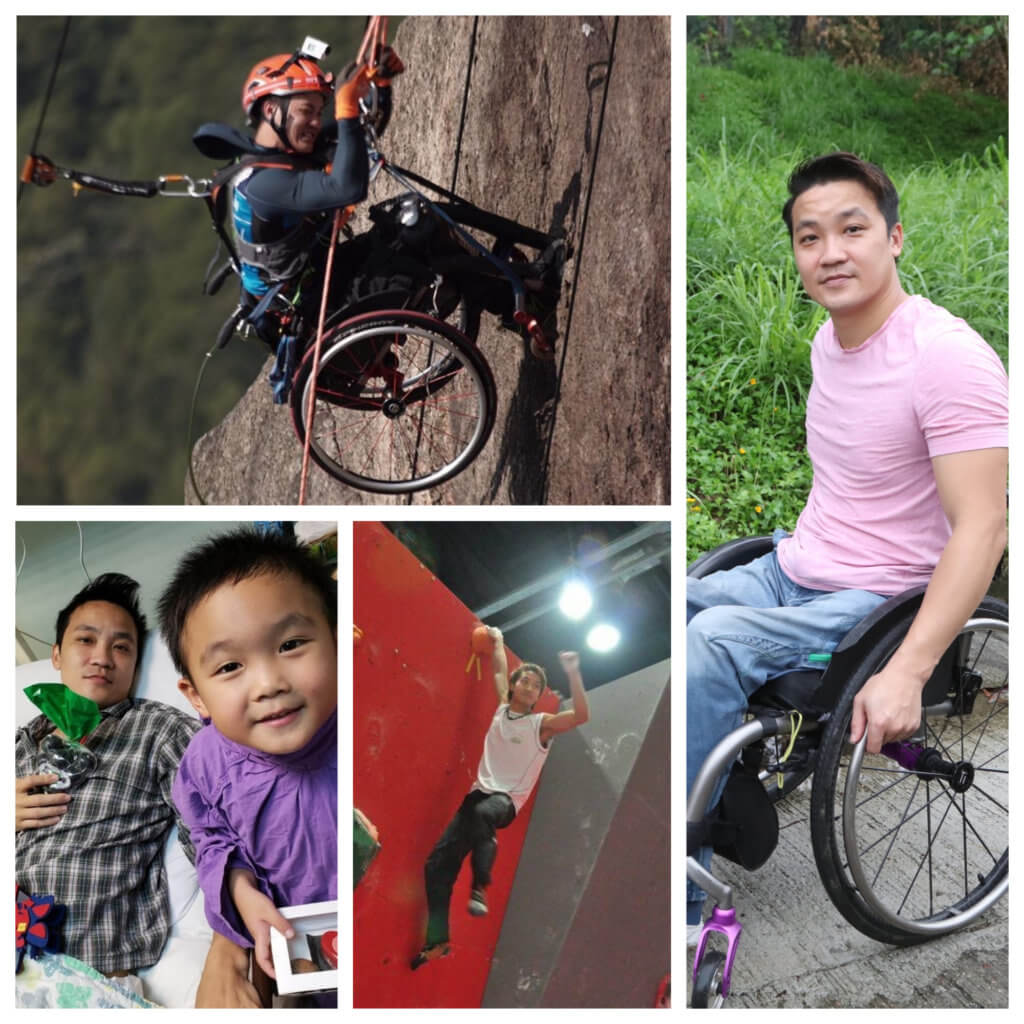 黎志偉意外後兒子誕生，就算做輪椅他也希望做個快樂又積極的爸爸。