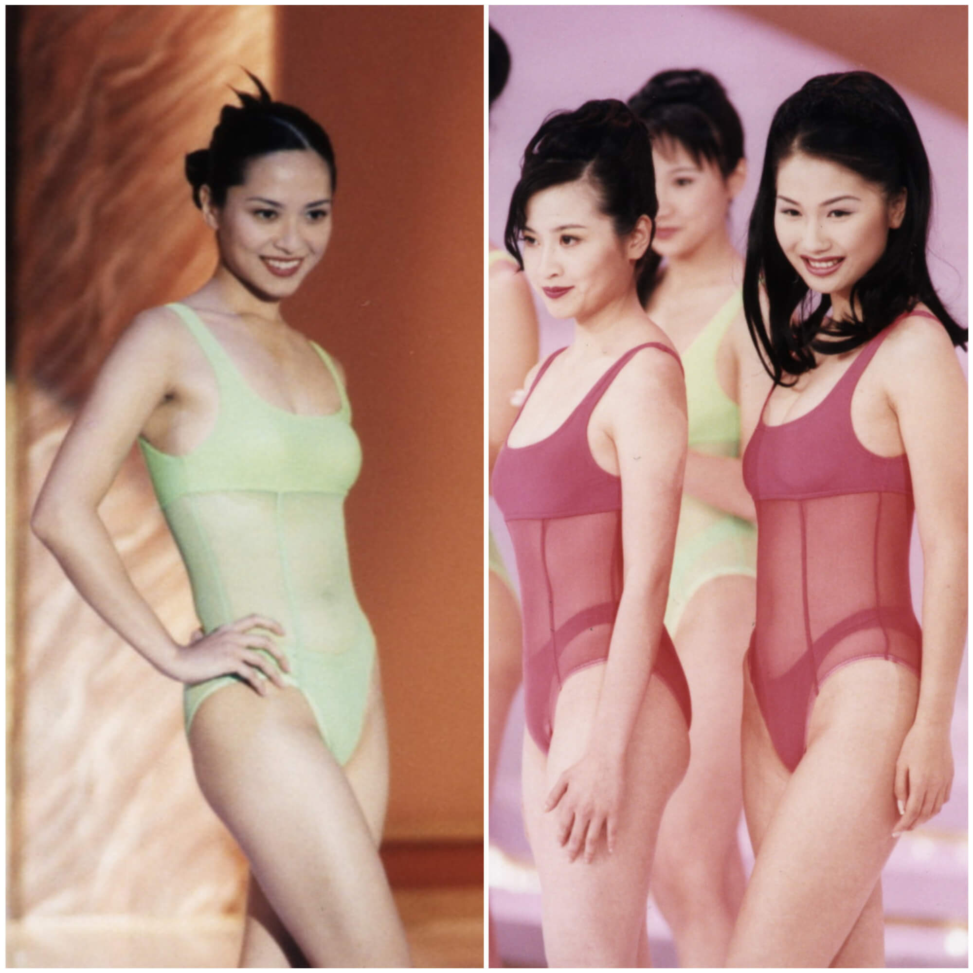 1999年郭羨妮（左）、1996袁彩雲