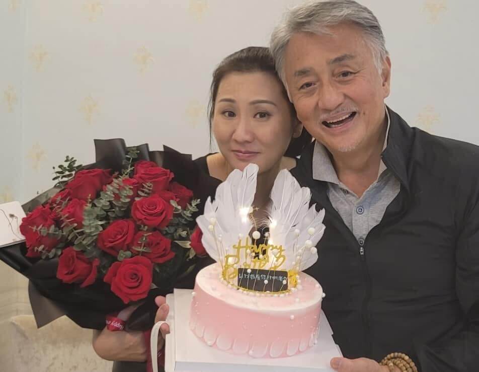 吳岱融和鍾淑慧最近慶祝結婚周年