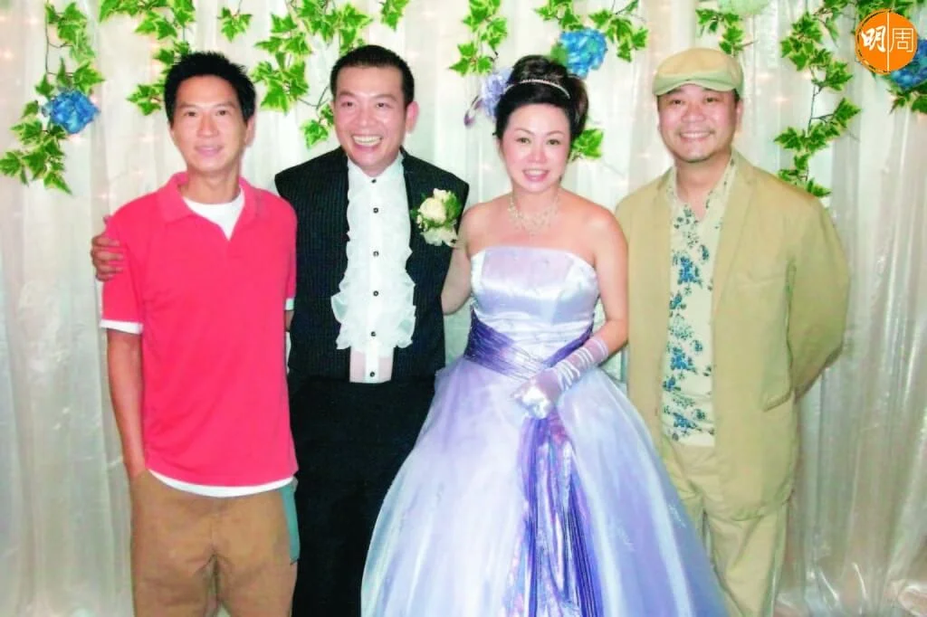 ­唐麗球和吳毅將2003年婚禮，張家輝和歐震華來觀禮。