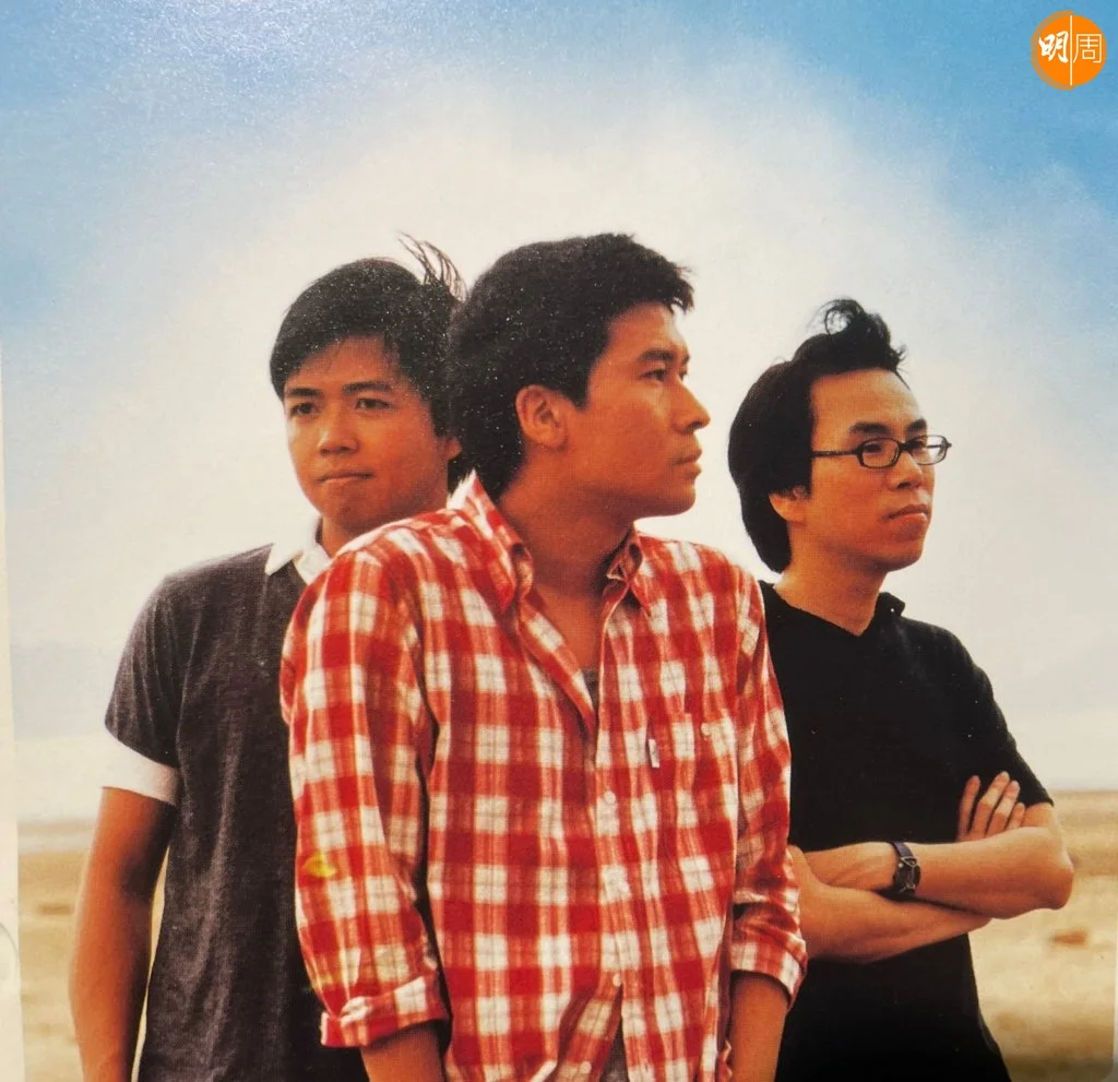三人樂隊Black Box九五年出道，成員：張佳添（中）、林健華、陳偉剛。