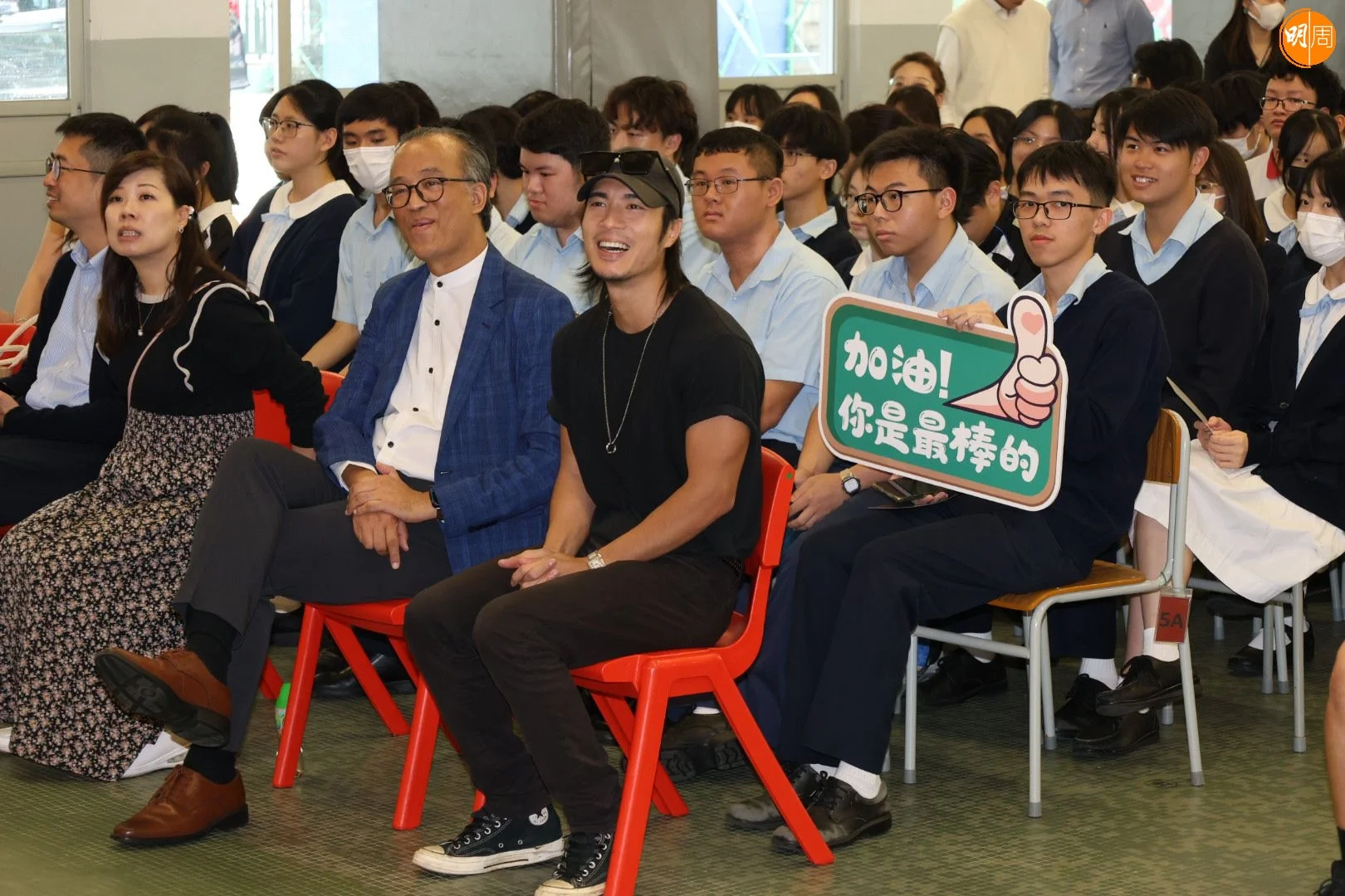 周殷廷在黃大仙進行School Tour分享會