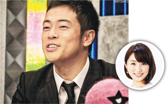 陣內智則跟比他年輕12歲的女主播松村未央 圓圖 註冊結婚 明周娛樂